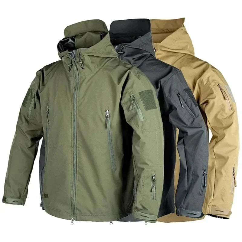 WOLFHIDE LIGHT TACTICAL WINDBREAKER – Waterproof Camouflage Field Shell Jacket