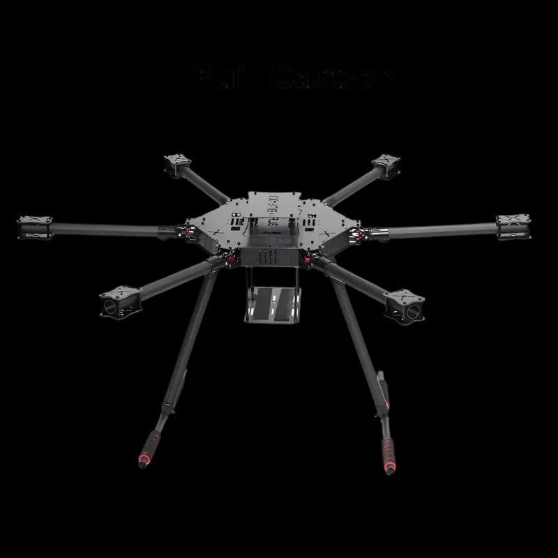 ZD850 / ZD960 FULL CARBON HEXA-FRAME – Tactical Foldable Hexacopter Kit for FPV & PIXHAWK