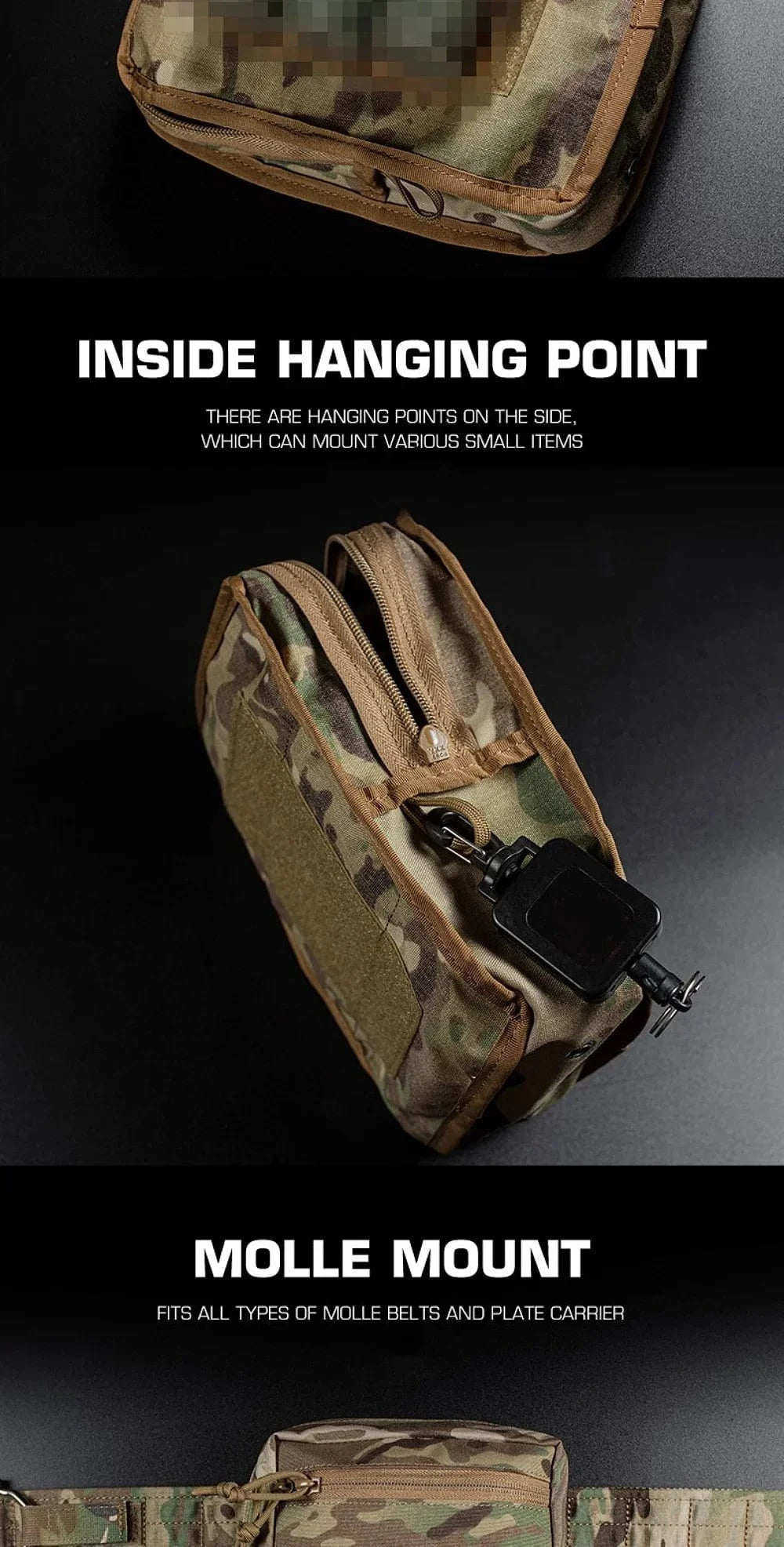 NIGHTRIG GP-XT MOLLE Utility Pouch – NVG-Ready Tall General Purpose Pack