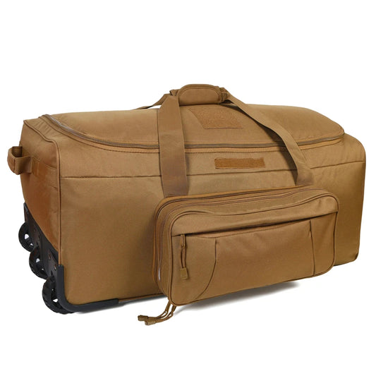WARWHEEL 120 – Rolling Tactical Deployment Duffel (Wheeled, Heavy-Duty, High-Capacity)