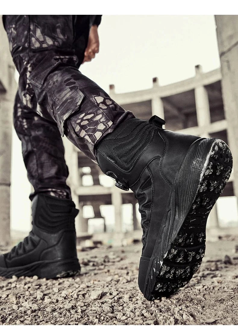 RAIDCORE V6 – Tactical Ankle Boots, Zip-Up, Waterproof, Desert-Ready Combat Sole