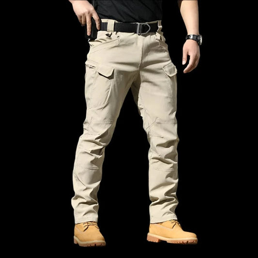 IRONFLEX SWAT COMBAT JOGGERS – Waterproof Tactical Cargo Pants with Elastic Waist