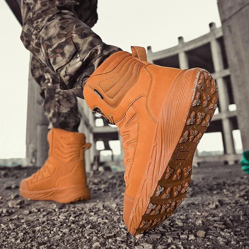 RAIDCORE V6 – Tactical Ankle Boots, Zip-Up, Waterproof, Desert-Ready Combat Sole