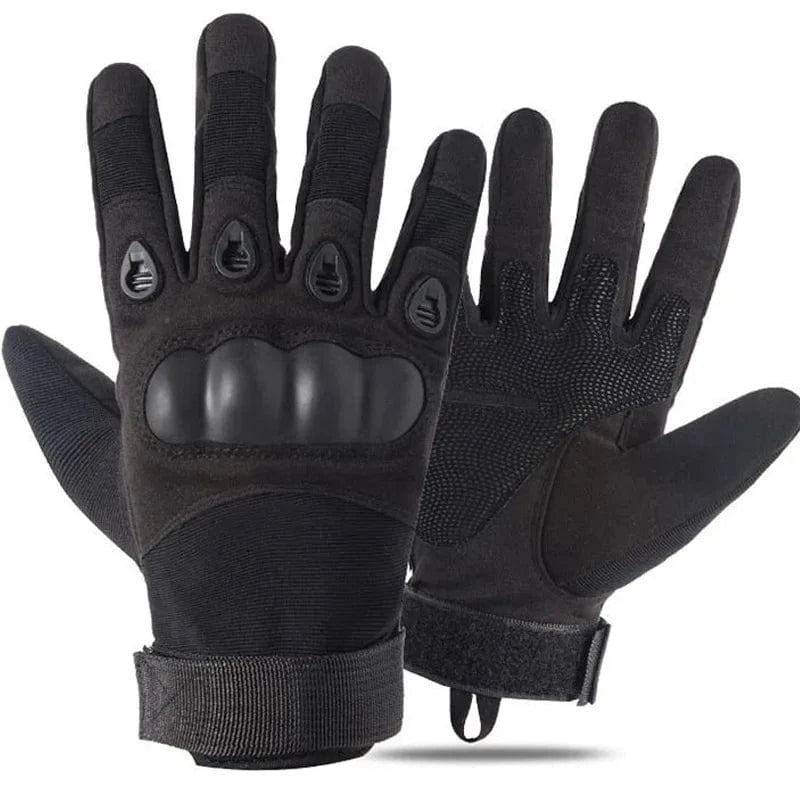 IRONHIDE V5 – Tactical Half-Finger Shell Gloves