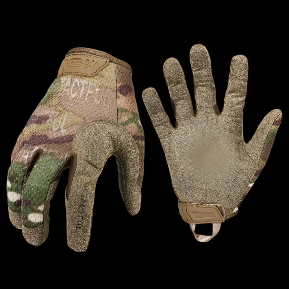 VANGUARD Z3 – Tactical Combat Gloves, Full-Finger, Reinforced Grip, Touchscreen-Ready