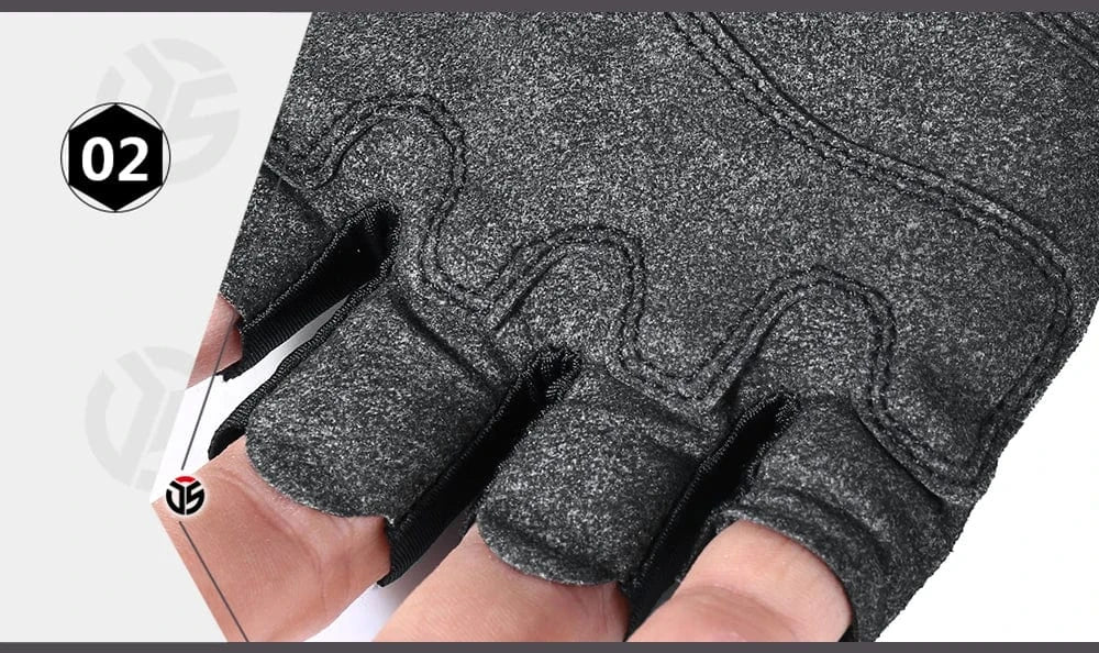 VANGUARD B53 – Tactical Fingerless Gloves, Reinforced Palm, Breathable Grip, Half-Finger Ops