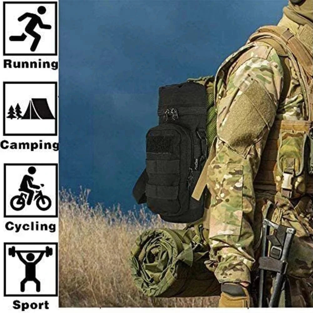 HYDROCORE M2 MOLLE Bottle Carrier – Tactical Water Pouch for Recon & Field Ops