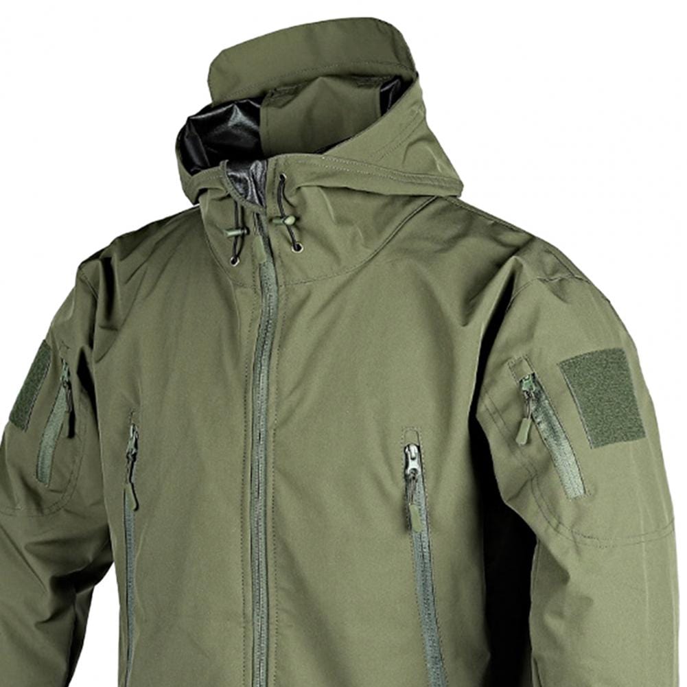 Men Jackets Military Field Windbreaker Men Waterproof Coat Hoodie Men Hunting Army Zipper Hooded Jacket Outerwear