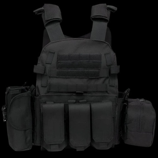 STRIKEWRAITH V2 – 600D MOLLE Tactical Vest, Adjustable Plate Carrier, Ops-Ready Loadout Rig