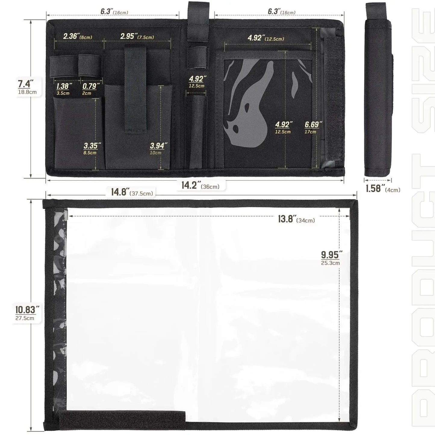 NAVGRID M13 Tactical Map Case – Waterproof TPU Utility Pouch for Navigation & Recon Ops