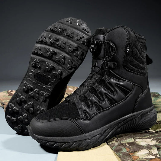 RAIDCORE V6 – Tactical Ankle Boots, Zip-Up, Waterproof, Desert-Ready Combat Sole