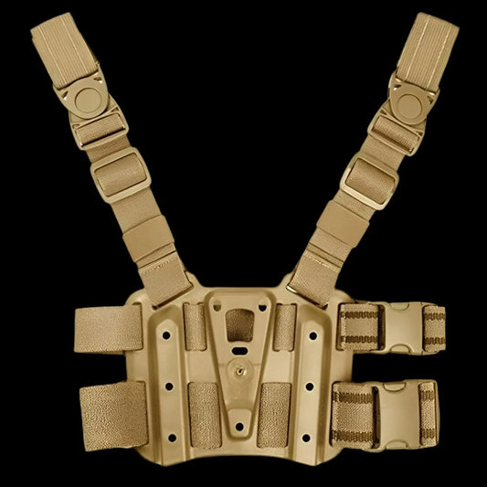 BLACKHAWK tactical holster platform, Coyote Brown color, front view