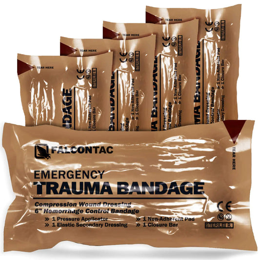 VORTEX-6 Emergency Compression Bandage – 6 Inch Sterile Trauma Dressing