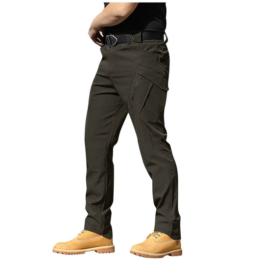 Front view of Flexcamo waterproof tactical pants, military