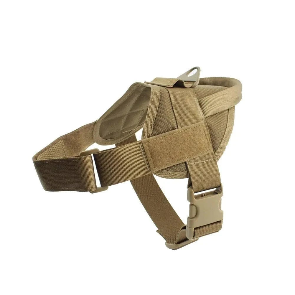 Tactical Dog Training Vest | Military-Style K9 Harness (45–70cm)