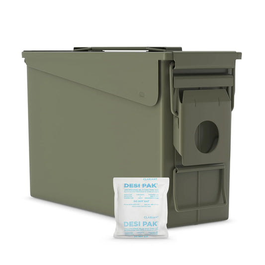 30 CAL M19A1 AMMO CAN – Mil-Spec Steel Storage Box, Airtight, Waterproof, Underground-Ready
